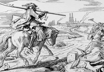 The Grim Reaper Comes Riding by German School